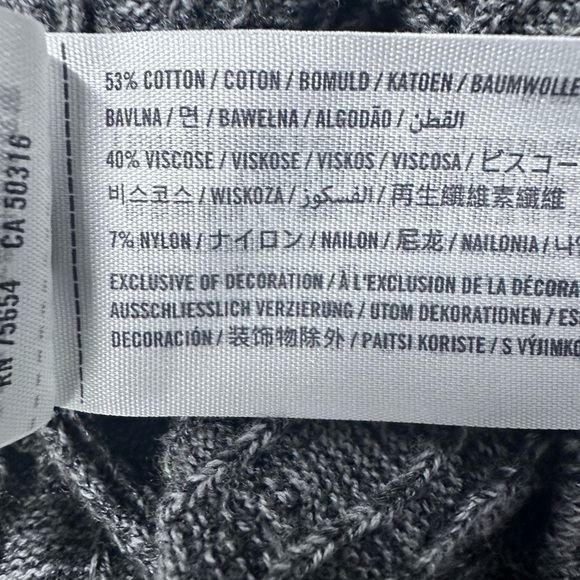 Abercrombie & Fitch Gray Long Sleeve Crew Neck Dress - Picture 6 of 7